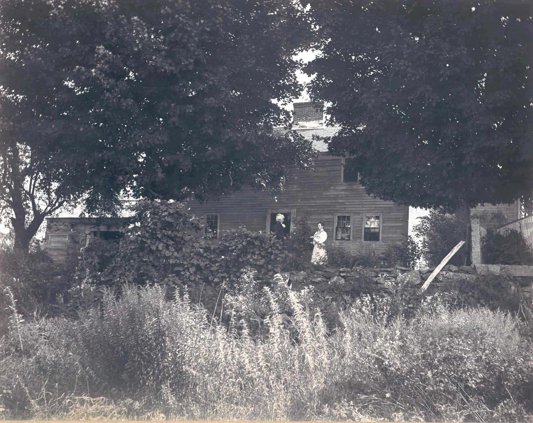 Garrison House from below